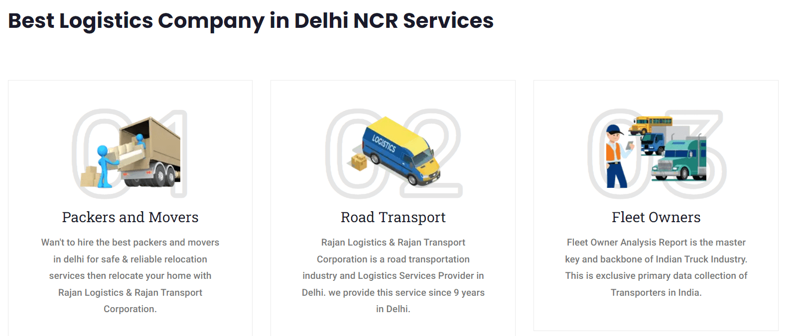 Logistics Service provider delhi